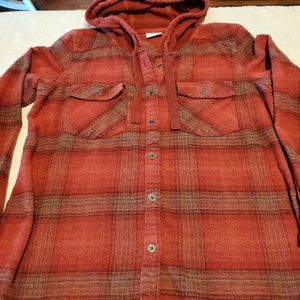 Columbia flannel hoodie